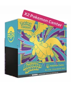 Pokemon Center Mega Evolution: Ascended Heroes ETB (X2) - PRE SALE - Image 1