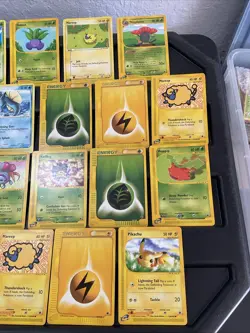 (30) Pokemon Pokemon Lot Expedition E Reader Pikachu Vileplume Gloom Oddish - Image 4
