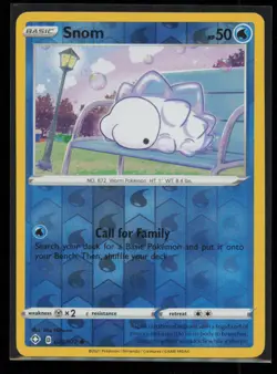 Snom 029/072 Pokemon Shining Fates Common Near Mint Reverse Holo - Image 1