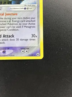 Metagross 11/101 Hidden Legends Reverse Holo Pokemon 2004 NM - Image 5