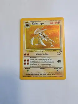 Pokemon TCG Kabutops 9/62 Fossil unlimited Holo NM-MT Cond *SEE PICS* 💎💎💎 - Image 4