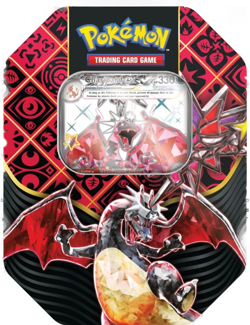Pokemon TCG Paldean Fates charizard ex Tin -Scarlet & Violet - Brand new sealed - Image 1