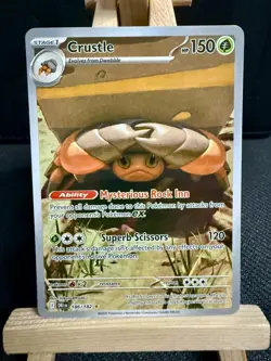 Crustle 186/182 - Pokemon Destined Rivals DRI SV10 - Illustration Rare IR - NM - Image 1