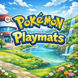 Pokemon Table Playmat TCG CCG Mouse Pad Trading Card Gaming Mat + Carry Bag - Image 1