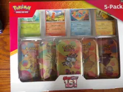 POKEMON Scarlet & Violet 151 Trading Card Game Factory Sealed Box has small tear - Image 2