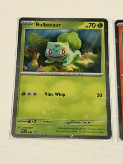 151 Promo Card Bundle: Bulbasaur, Charmander, Squirtle - SVP046 SVP047 SVP048 NM - Image 2