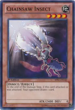 1x (LP) Chainsaw Insect - BP01-EN142 - Common - Unlimited Edition YuGiOh - Image 1