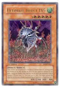 Ultimate Insect LV5 - FET-EN007 - Ultimate Rare - Unlimited Edition x1 Damaged - Image 1