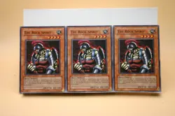 (3x) The Rock Spirit - LON-069 - 1st Edition - Yu-Gi-Oh - LP - Image 1