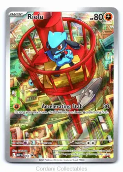 Riolu MEP010 - Mega Evolution Black Star Promo - Pokemon Card - Near Mint - Image 1