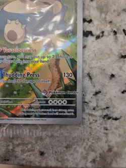 Snorlax - 051 (Pokemon Center Exclusive) 051 Sv: Scarlet & Violet Promo Cards - Image 3