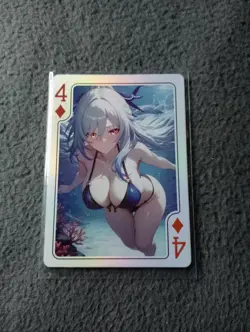 Jingliu Honkai: Star Rail 4diamond BEAUTIFUL MOAN Goddess Story Waifu Anime Card - Image 1