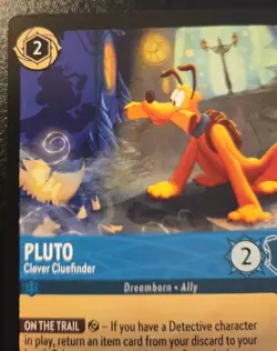 Pluto - Clever Cluefinder 157/204 Uncommon Whispers In The Well Disney Lorcana - Image 2