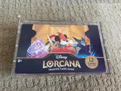 Disney Lorcana TCG The First Chapter Booster Box 2023 1st Print Sealed Case CM1 - Image 1