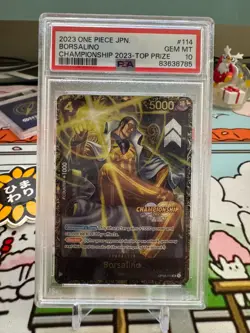 OP02-114 Borsalino Regional Top 64 Championship 2023 One Piece Card Game PSA 10 - Image 1