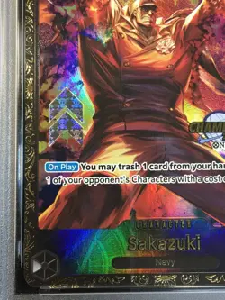 PSA10 Sakazuki OP02-099 Championship 2023 Regional TOP 16 ONE PIECE Card English - Image 5