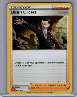 Pokemon Trading Card Game Classic #019/034 Boss's Orders (CLC) NM - Image 1