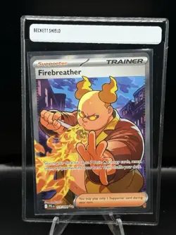Pokemon TCG Phantasmal Flames Firebreather 119/094 Full Art NM English - Image 1