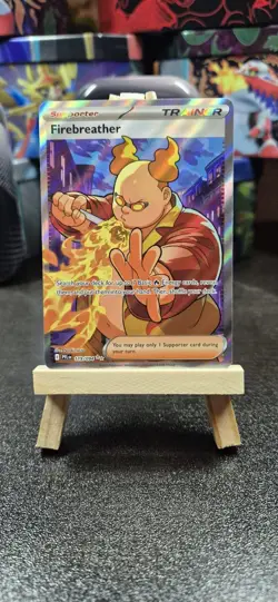Firebreather 119/094 NM / M Full Art Holo Trainer Phantasmal Flames Pokemon TCG - Image 1