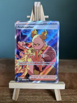 Firebreather 119/094, NM Full Art Trainer, Phantasmal Flames, Pokemon TCG - Image 1