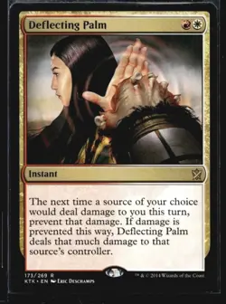 1x MTG Deflecting Palm - Khans of Tarkir Rare! NM Mint! Ships fast! - Image 1