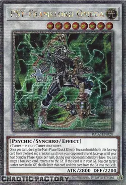 YUGIOH Quarter Century Secret Rare RA02-EN028 PSY-Framelord Omega 1st Edition NM - Image 1