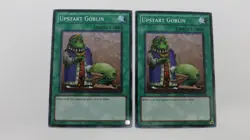 2x UNLIMITED UPSTART GOBLIN DEM1-EN014 SPELL CARD COMMON YUGIOH UNPLAYED - Image 1
