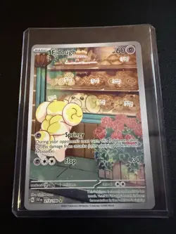 Pokemon TCG Fidough Scarlet & Violet Base Set Holo Card 213/198 Black Star - Image 1