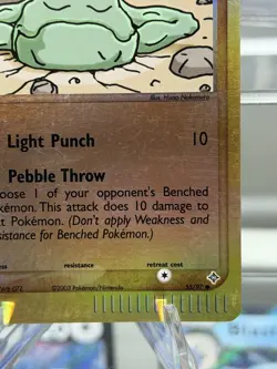 Pokemon TCG Geodude 55/97 EX Dragon Reverse Holo Vintage Card WOTC EX Series! - Image 5