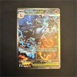 Pokemon Mega Charizard X EX 125/094 Phantasmal Flames Rare Holo Card - Image 1