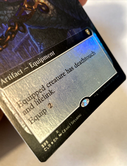 MTG Basilisk Collar EXTENDED ART FOIL Battle for Baldur's Gate 595 LP - NM - Image 2