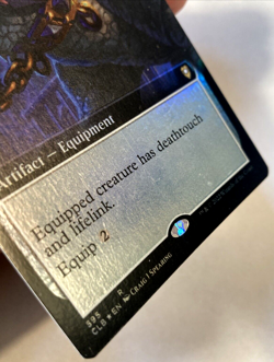 MTG Basilisk Collar EXTENDED ART FOIL Battle for Baldur's Gate 595 LP - NM - Image 3