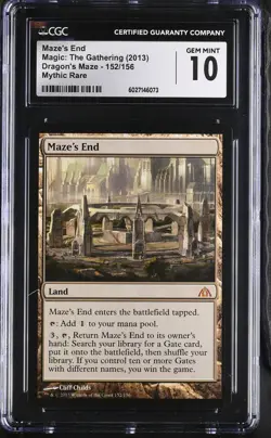 MAZE'S END Dragon's Maze Mythic CGC 10 Gem Mint MTG [Nostalgium] - Image 1