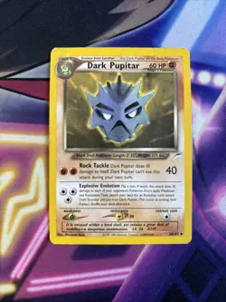 Dark Pupitar - 38/105 [Neo Destiny] Pokemon TCG - Uncommon - Unlimited - MP - Image 1