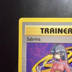 Pokemon Vintage Non-Holo Rare Sabrina 110/132 Gym Challenge WotC 2000 - Image 2