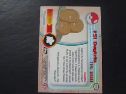 1999 Topps Pokemon Rainbow Foil #51 Dugtrio Holo Black Logo 1st Edition TV - Image 2