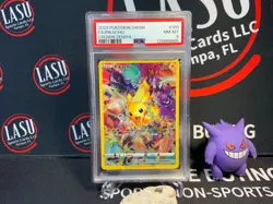 Pokemon SWSH Pikachu Crown Zenith 160/159 Full Art Secret Rare PSA 8 - Image 1