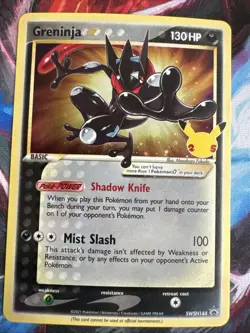 Pokemon TCG: Greninja Gold Star - SWSH144 - Sword & Shield Promos - NM - Image 1