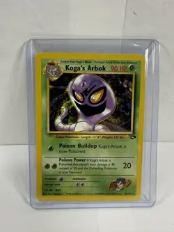 Pokemon WOTC Koga’s Arbok Gym Challenge 25/132 Unlimited Non Holo Rare - Image 1