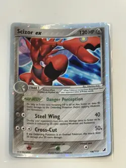 Pokemon TCG Scizor ex 108/115 Unseen Forces Holo - Image 1
