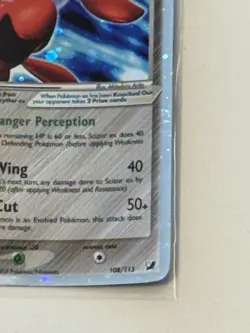 Pokemon TCG Scizor ex 108/115 Unseen Forces Holo - Image 4