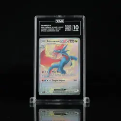 Pokemon 2025 Journey Together Special Illustration Rare #187 Salamence EX TAG 10 - Image 1