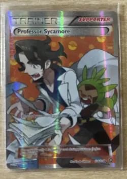 Pokemon TCG Professor Sycamore Steam Siege Full Art Ultra Rare 114/114 Gradable - Image 1