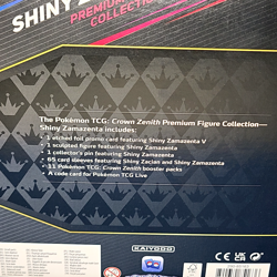 Pokemon TCG: CROWN ZENITH - Premium Figure Collection [SHINY ZAMAZENTA] SEALED - Image 3