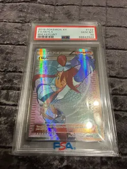 Skyla Full Art PSA 10 GEM MT 2016 Pokemon XY Breakpoint #122/122 - Image 1