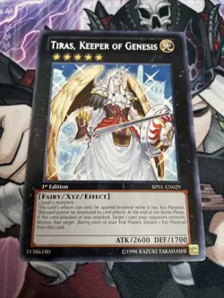 Tiras, Keeper of Genesis Rare LP BP01-EN029 Yu-Gi-Oh! 1st Edition - Image 1