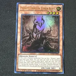 Primite Dragon Ether Beryl Ultra Rare 1St Edition SUDA-EN015 Yugioh - Image 1