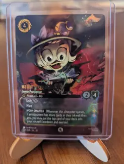 Disney Lorcana Whispers in the Well Webby Vanderquack Enchanted Card #229 - Image 1