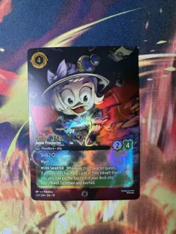 Disney Lorcana Whispers in the Well Webby Vanderquack Enchanted Card - 229/204 - Image 2