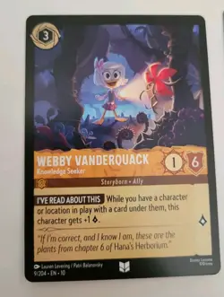 Disney Lorcana TCG - Whispers In The Well: Webby Vanderquack (009/204)- Uncommon - Image 1
